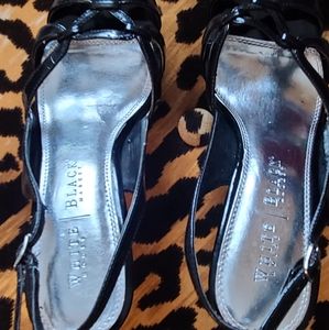 White House Black Market bracket patent leather pumps-size 8.5
